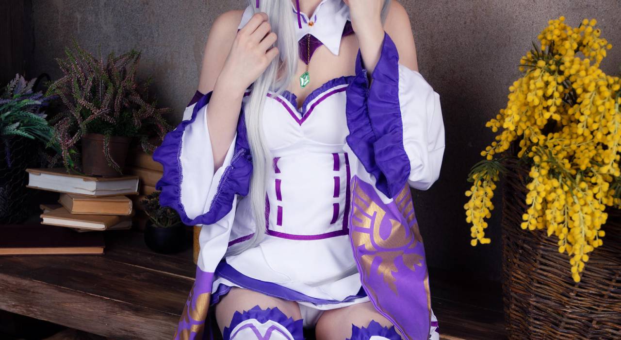 Reゼロ エミリアのエロいコスプレ 画像まとめ Vol.9