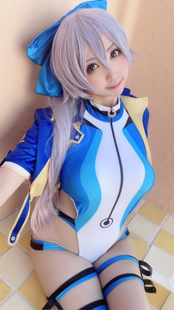 FGO 巴御前水着衣装のエロいコスプレ Vol.2 02