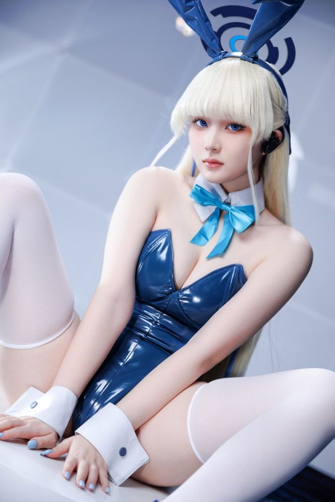 ブルーアーカイブのエロいコスプレ画像 Vol.12 トキバニーコスのみ 02