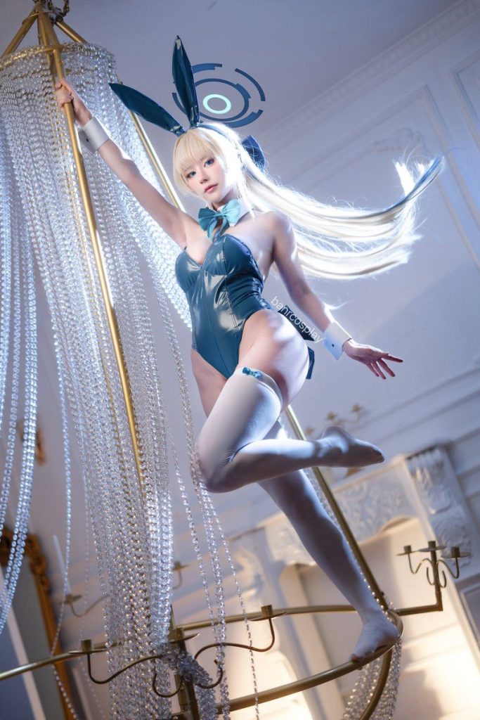 ブルーアーカイブのエロいコスプレ画像 Vol.12 トキバニーコスのみ 25