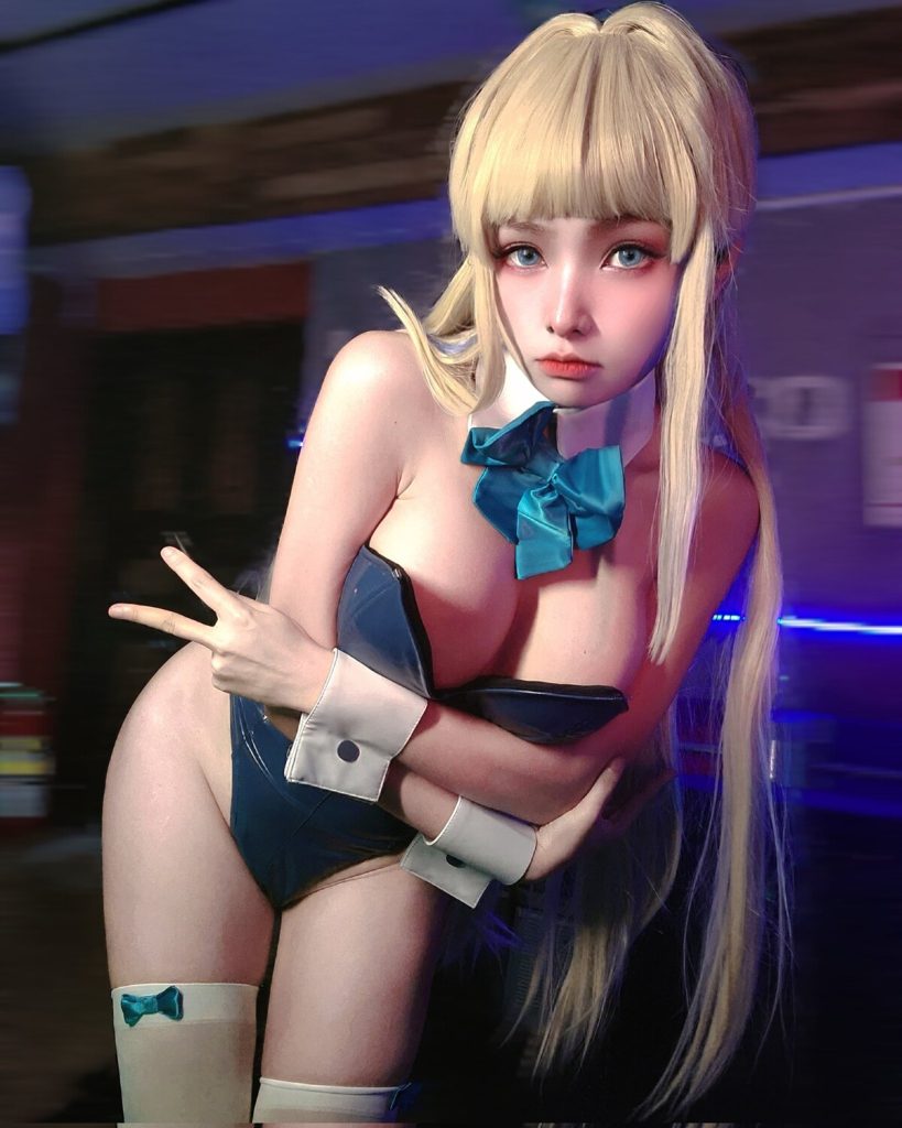 ブルーアーカイブのエロいコスプレ画像 Vol.12 トキバニーコスのみ 28